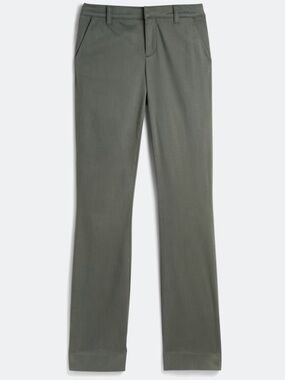 LILA RYAN Jenalyn Bootcut Sateen Pants size 2 in Olive Green
